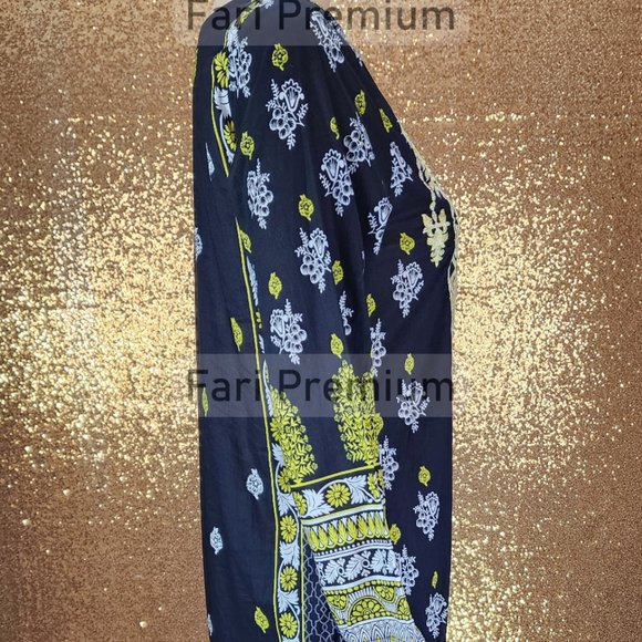 Warda Brand 3PC Embroidered Lawn, Chiffon Shalwar Kameez Pakistani/Indian XS/35 - Picture 6 of 15